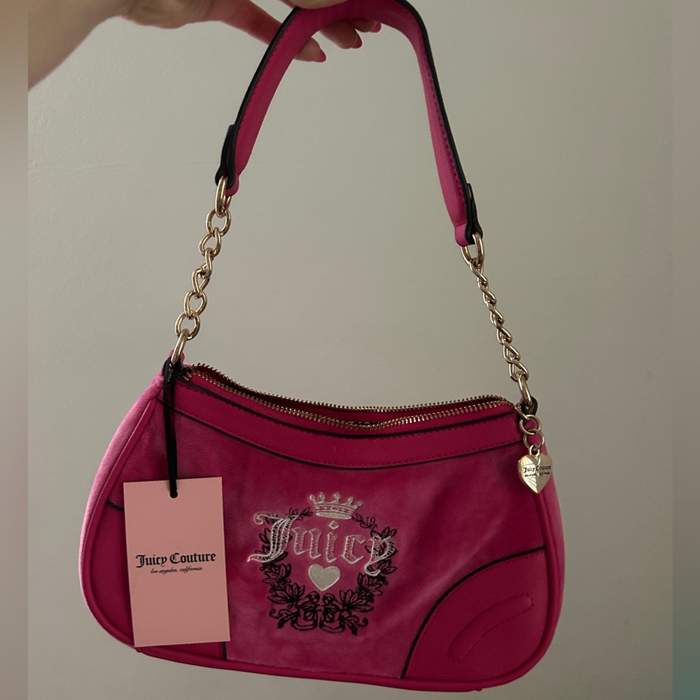 NWT pink juicy couture shoulder bag